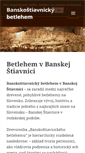 Mobile Screenshot of betlehem.sk